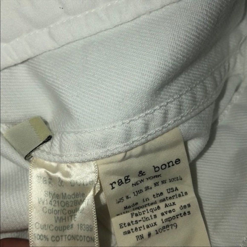 Rag & Bone White Nico Jacket Womens Size XS - Picture 4 of 5